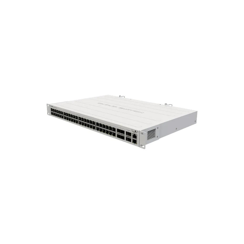[CRS354-48G-4S+2Q+RM] Mikrotik CRS354-48G-4S+2Q+RM Cloud Router Switch 354-48G-4S+2Q+RM with 48 x Gigabit RJ45 LAN, 4 x 10G SFP+ cages, 2 x 40G QSFP+ cages, RouterOS L5, 1U rackmount enclosure, Dual redundant PSU
