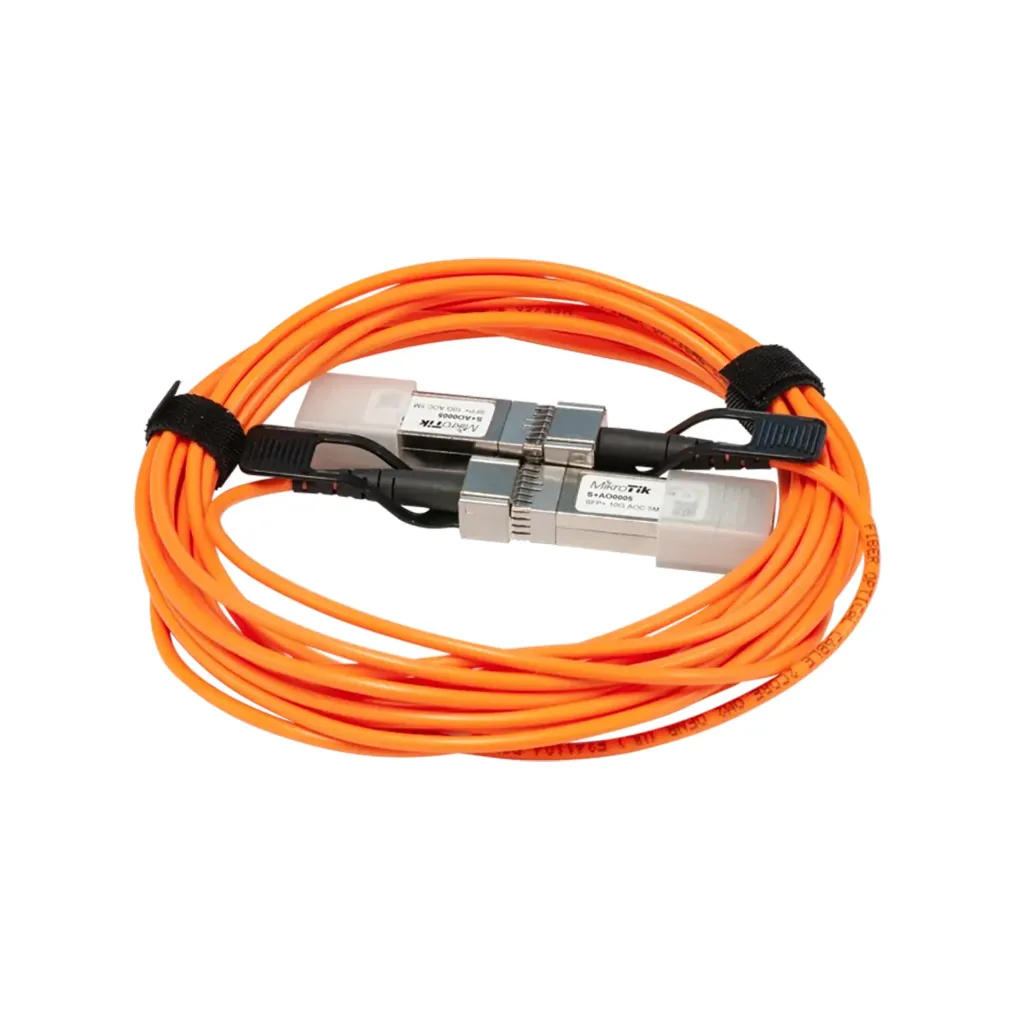 [S+AO0005] Mikrotik S+AO0005 SFP+ 10G direct attach Active Optics cable, 5m