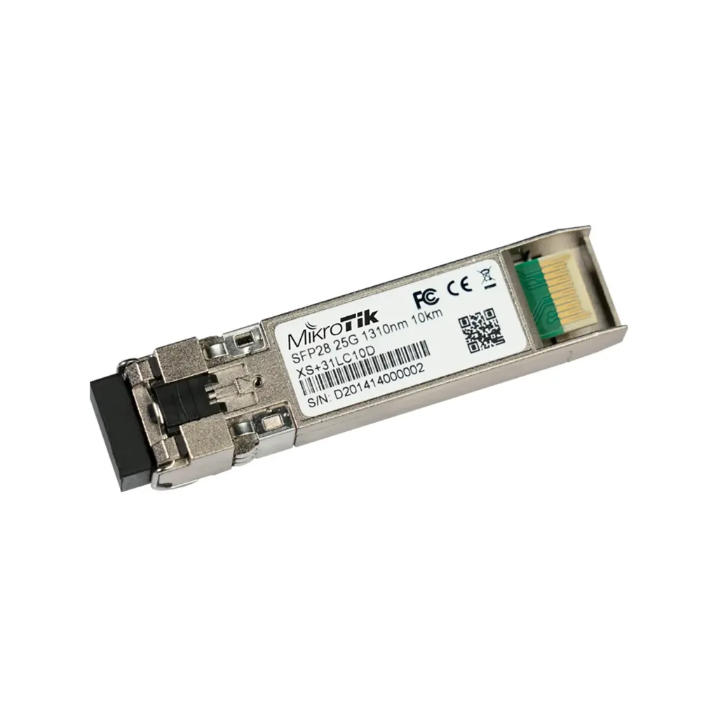[XS+31LC10D] Mikrotik XS+31LC10D SFP/SFP+/SFP28 module 1/10/25G SM 10km 1310nm