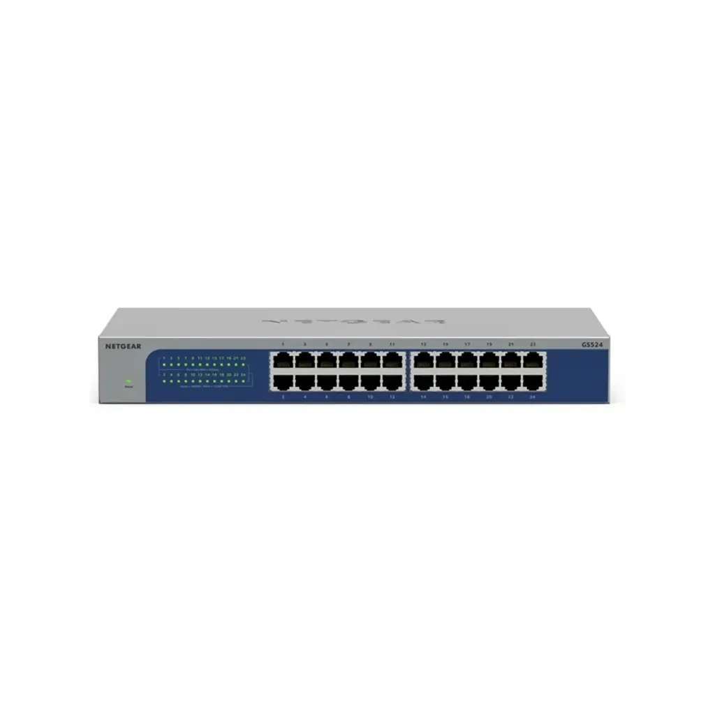 Netgear GS524-300EUS   24PT GE Unmanaged Switch RM