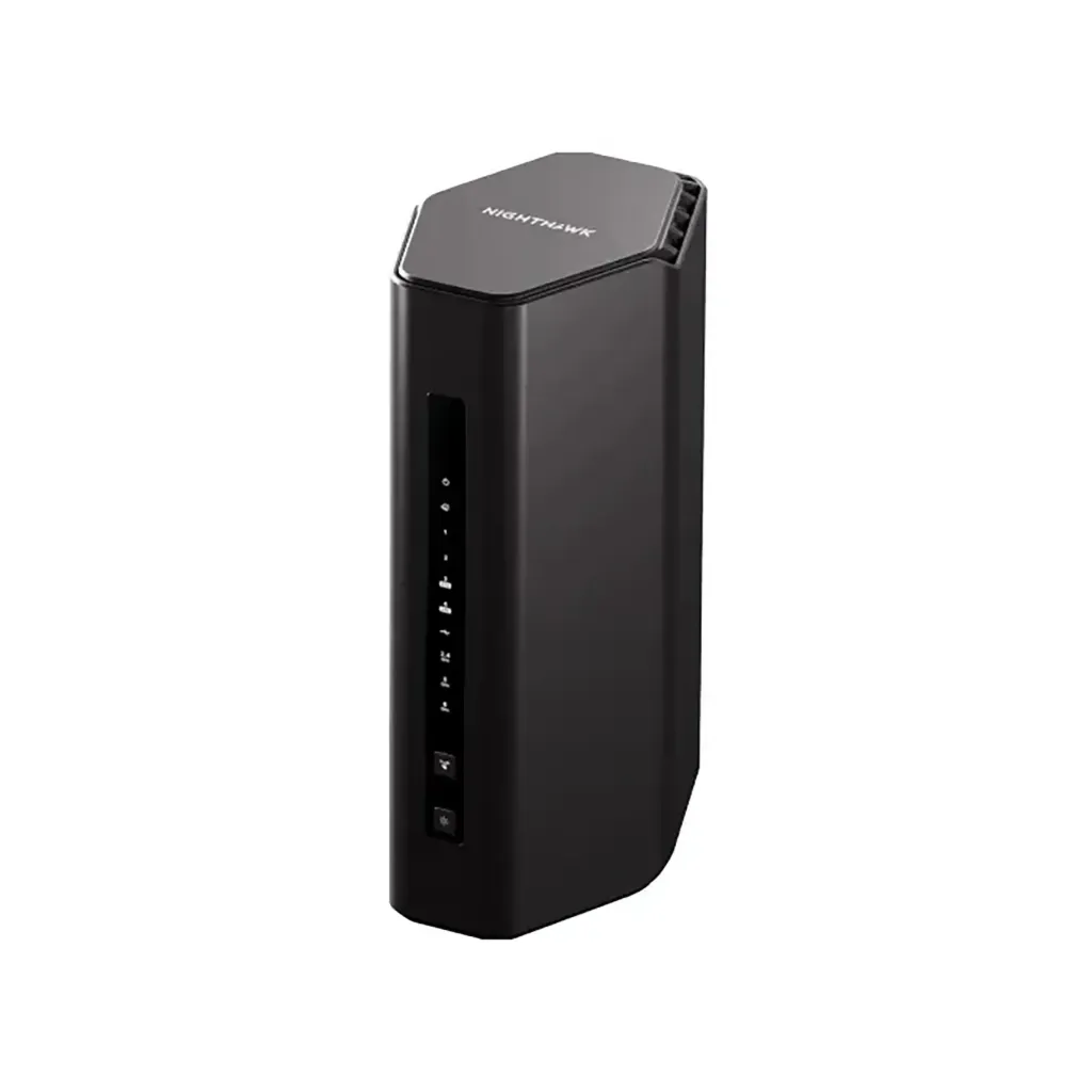 Netgear RS300-100EUS	/ Nighthawk RS300 BE9300 Tri-Band Wi-Fi 7 Router for stable coverage in medium-sized homes. Wi-Fi 7, BE9300 (9.3 Gbps), tri-band, 1x 2.5G WAN + 4x Gigabit LAN, coverage 2500 sq.ft., up to 100 devices.