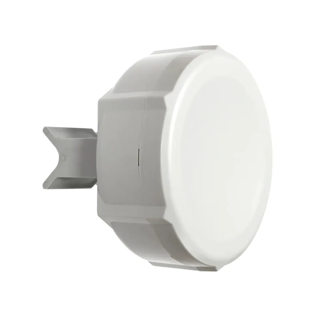 Mikrotik RBSXTG-5HPacD-SA SXT SA5 ac with 13dBi 5GHz 90 degree sector antenna, Dual Chain 802.11ac wireless, 720MHz CPU, 128MB RAM, Gigabit Ethernet, USB, POE, PSU, pole mount, RouterOS L4